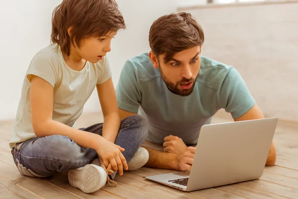 Padre e hijo — Foto de Stock