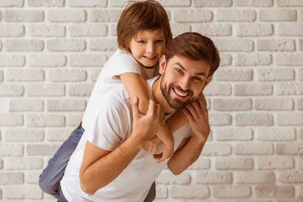 Padre e figlio — Foto Stock