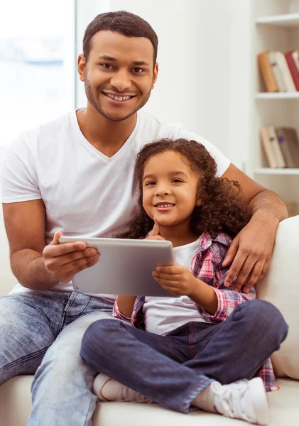 Padre e hija — Foto de Stock