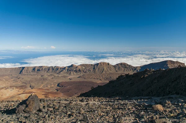 Estradas de vulcão Teide. Tenerife — Fotografia de Stock