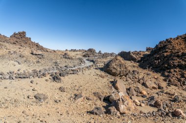 Volkan Teide yollar. Tenerife