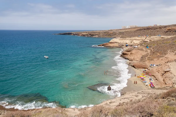 Wild beach-en a Dél-Tenerife Stock Kép