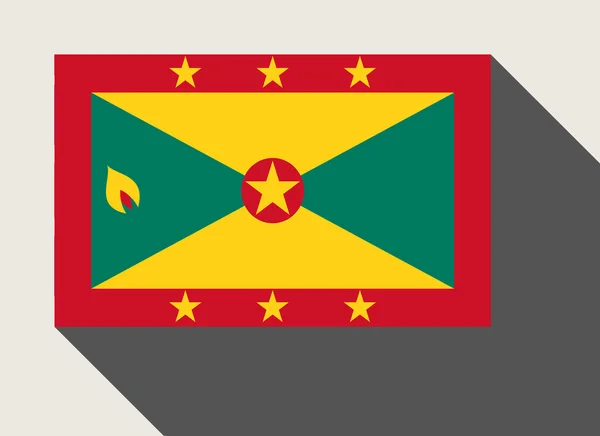 Vlag van Grenada geïsoleerd — Stockfoto