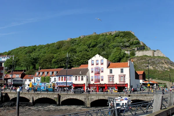 Scarborough harbour in north yorkshire — Stockfoto