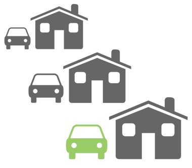 Yeşil araba motoru ulaşım