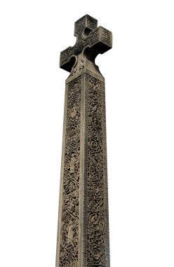 Ortaçağ Kelt haçı izole