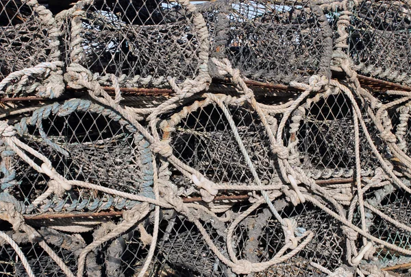 Lobster pots and creels — Stock Photo, Image