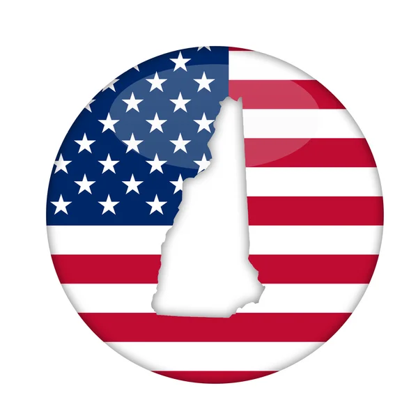 New Hampshire staat van Amerika badge — Stockfoto