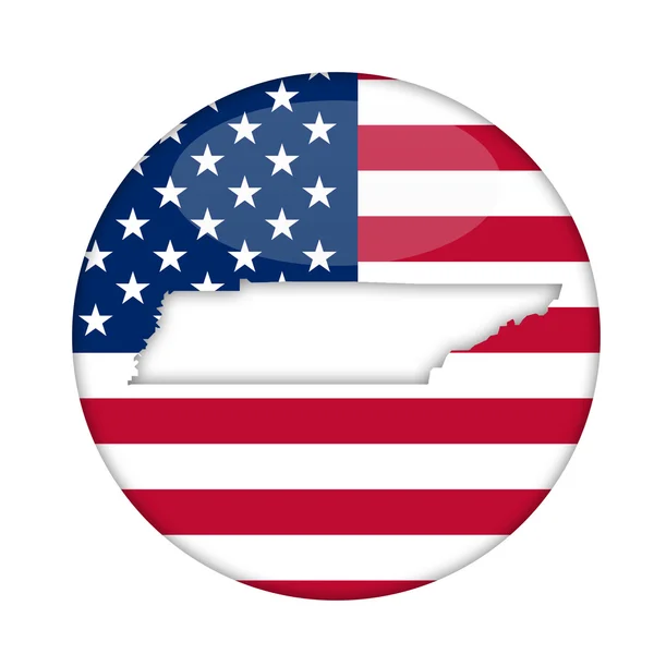 Tennessee staat van Amerika badge — Stockfoto