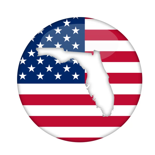 佛罗里达州的美国徽章 — 图库照片