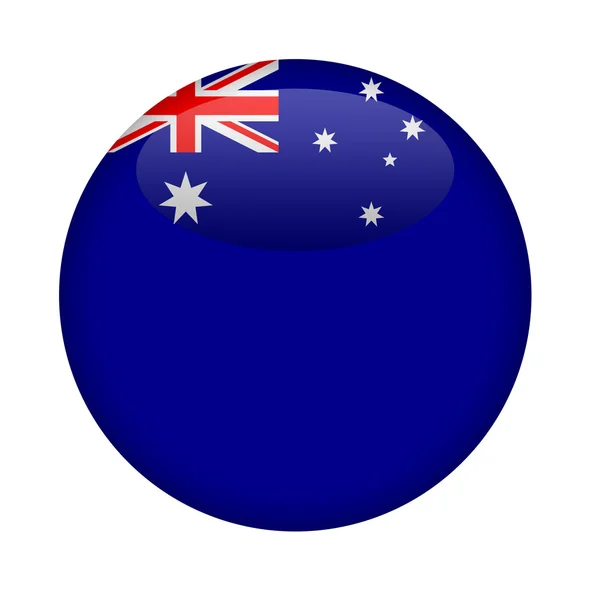 Blank Australia button — Stock Photo, Image