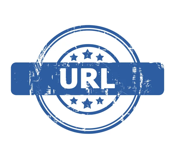 Icona francobollo URL — Foto Stock