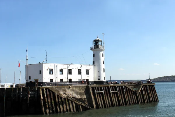 Scarborough liman feneri — Stok fotoğraf