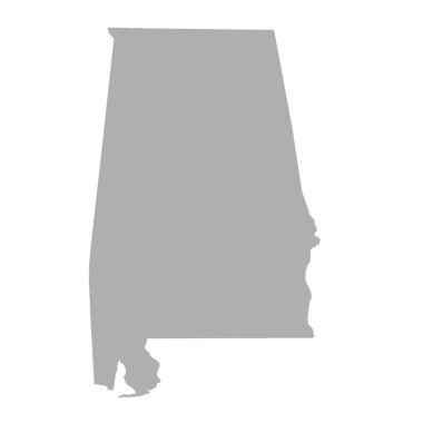 Alabama eyalet haritası