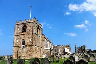 St Marys Church in Whitby clipart