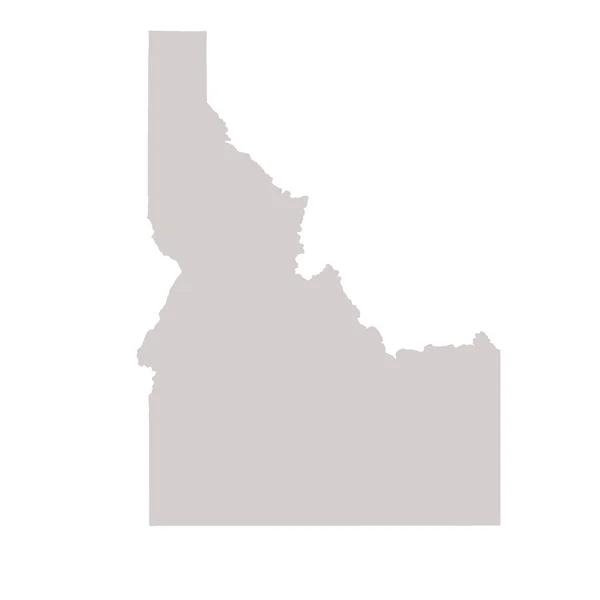 Idaho mapa do estado — Fotografia de Stock