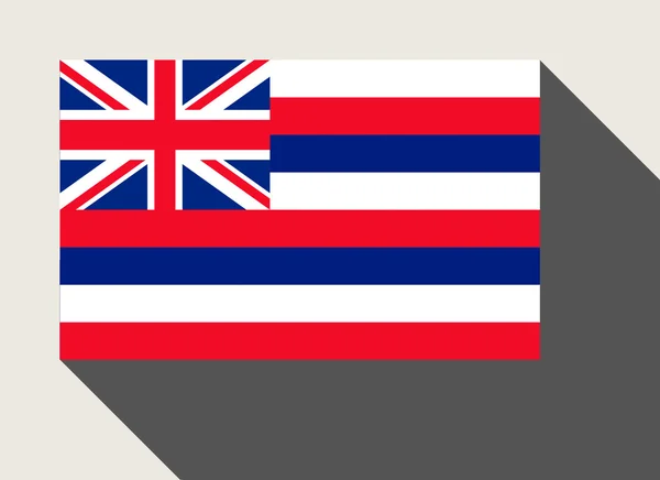 American State of Hawaii flag — Stock Photo, Image