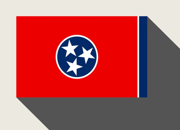Flagge des amerikanischen Bundesstaates Tenessee — Stockfoto