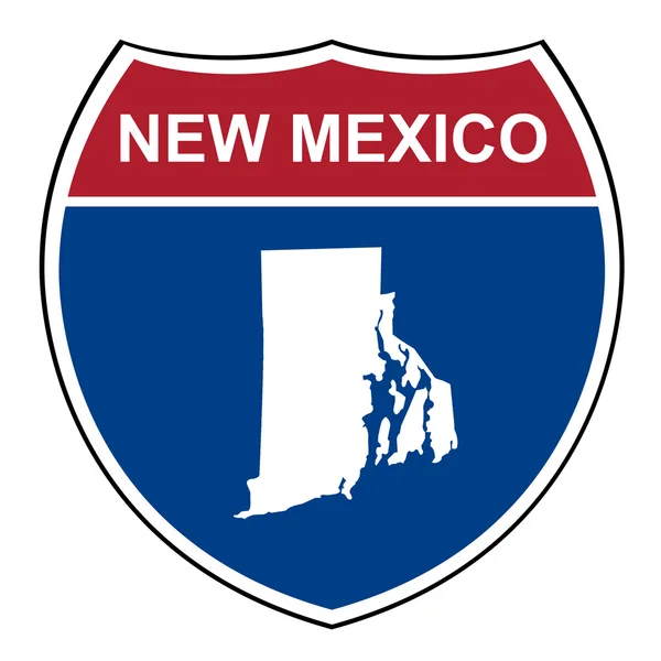 New Mexico interstate highway sköld — Stockfoto