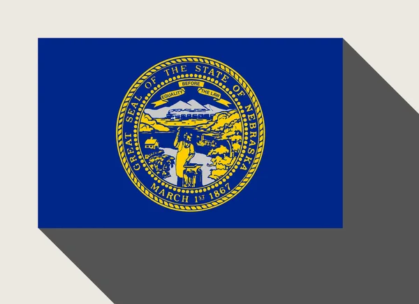 Drapeau de l'État américain du Nebraska — Photo