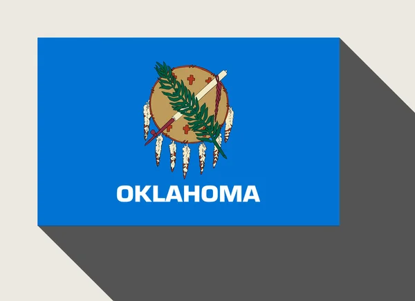 American State of Oklahoma flag — Stock Photo, Image