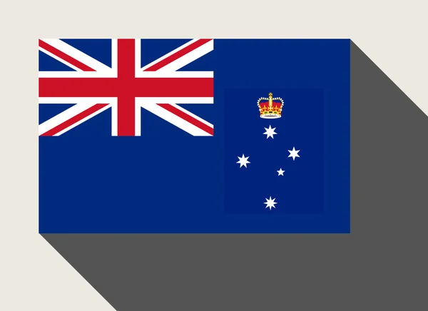 Estado australiano de Victoria flag — Fotografia de Stock