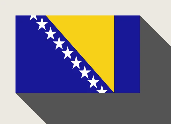 De vlag van Bosnië en Herzegovina — Stockfoto
