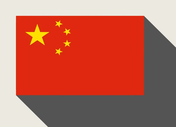 China-Flagge — Stockfoto