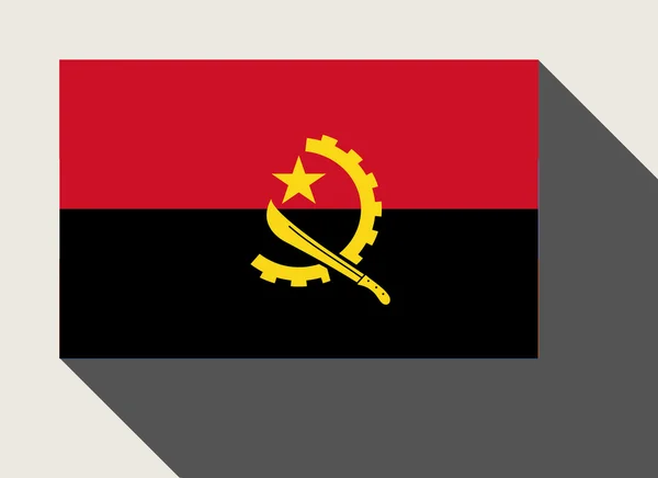 Vlag van Angola — Stockfoto