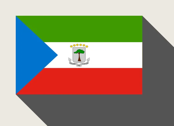 Equatorial Guinea flag — Zdjęcie stockowe