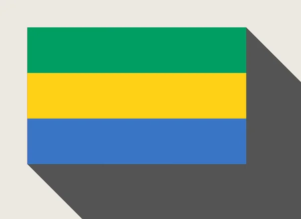 Gabon zászló — Stock Fotó