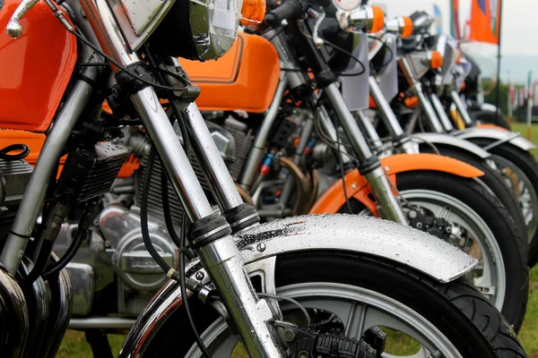 Fila de motos — Foto de Stock