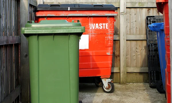 Commercial waste bins — Stock Photo, Image