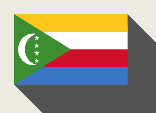 Bandeira das Comores — Fotografia de Stock