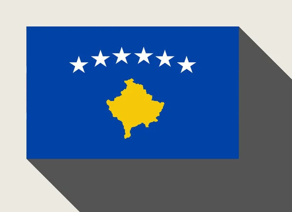 Kosowo-Flagge — Stockfoto