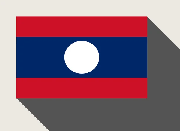 Laos Flagge — Stockfoto