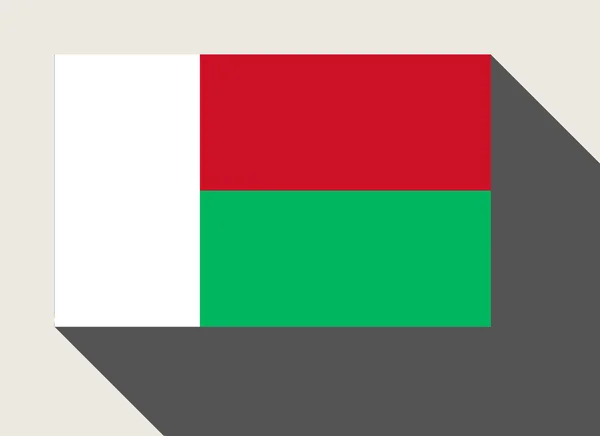 Madagaskar-Flagge — Stockfoto