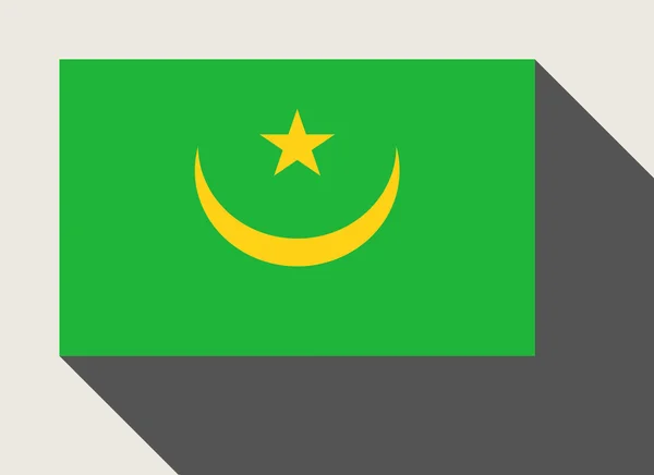 Mauritania Bandera — Foto de Stock