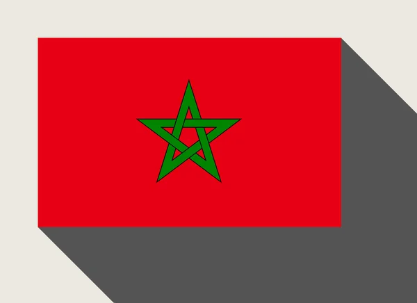 Vlag van Marokko — Stockfoto