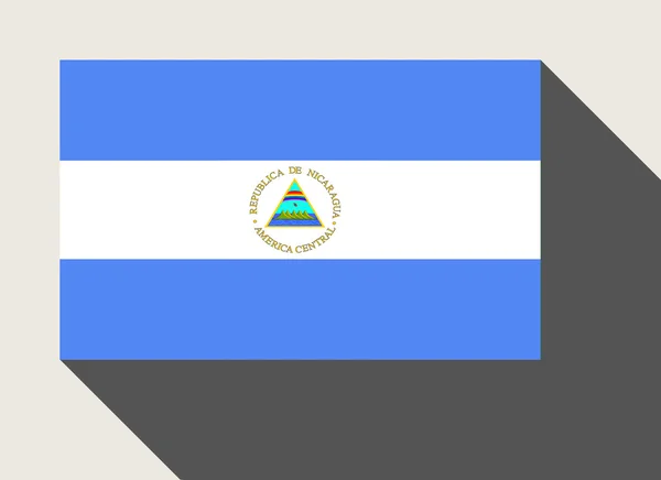 Nicaragua-Flagge — Stockfoto