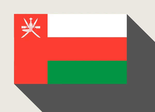 Vlag van Oman — Stockfoto