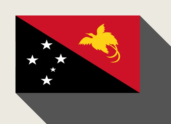 Σημαία της Παπούα Νέα Γουινέα — Φωτογραφία Αρχείου