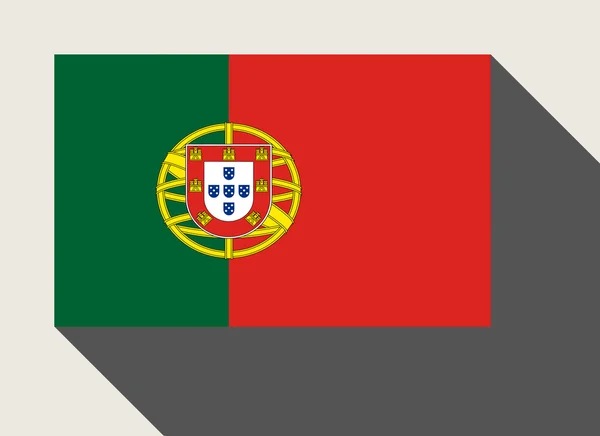 Portugal flagga — Stockfoto