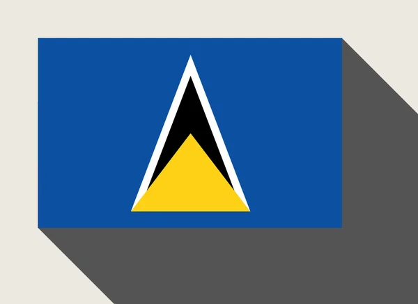 St Lucia flag — Stock Photo, Image