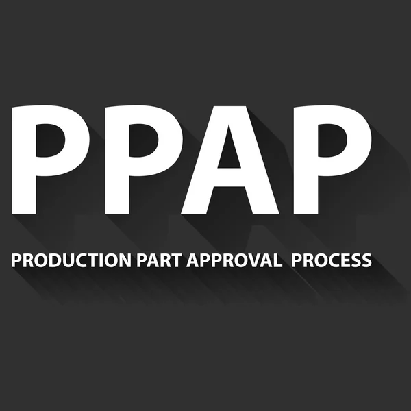 Méthode PPAP fond — Image vectorielle