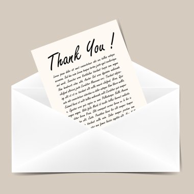 Zarf mektup çizim ile