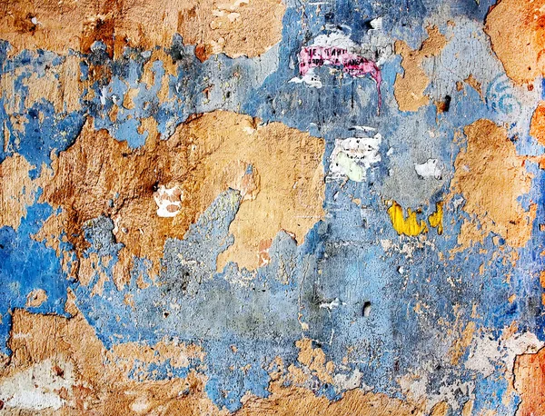 Ancienne texture murale en plâtre de couleur . — Photo