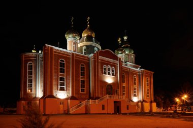 05/19/2021 Holy Ascension Church, Krasnodar Russia in the evening horizontal photo