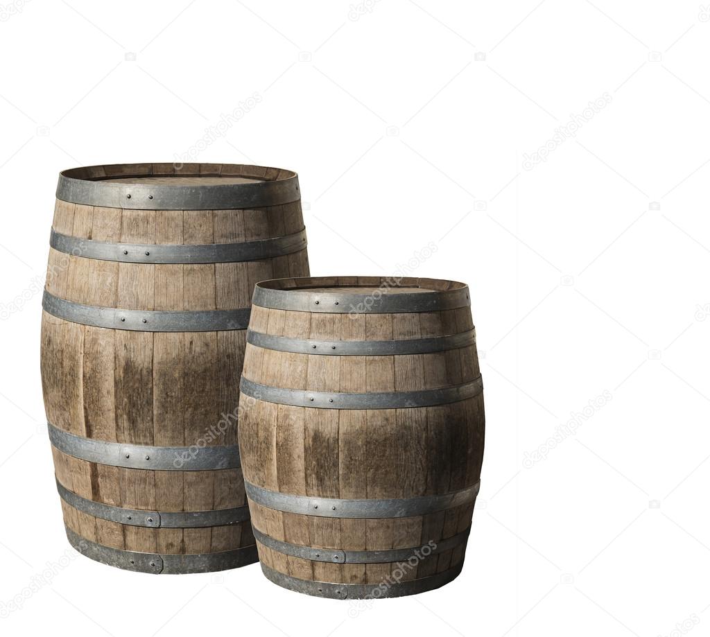 wood barrels