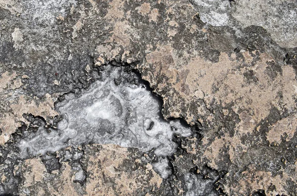 Fondali Texture Sulla Riva Del Mare Depositi Pietra Inondati Acqua — Foto Stock